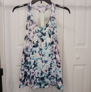 Old Navy Green/White Tank Top Size Small